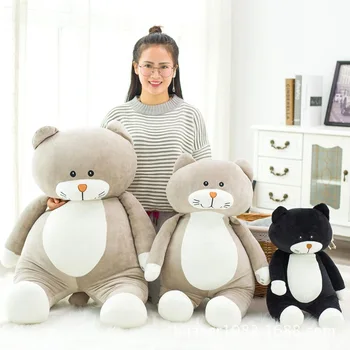 

60cm big size cat dolls appease sleeping pillow plush toys High quality super soft filling toys