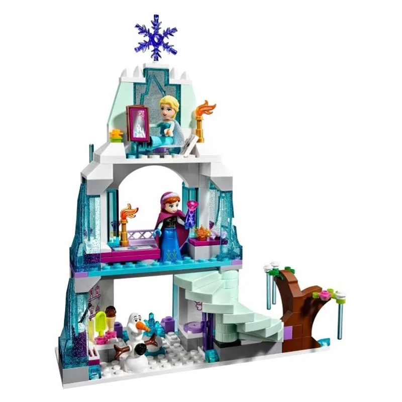 316pcs Legoings Dream Princess Elsa's Ice Castle Princess Elsa Anna Olaf Building Blocks Kit Toys Gifts 41062 316pcs Legoings Dream Princess Elsa's Ice Castle Princess Elsa Anna Olaf Building Blocks Kit Toys Gifts 41062