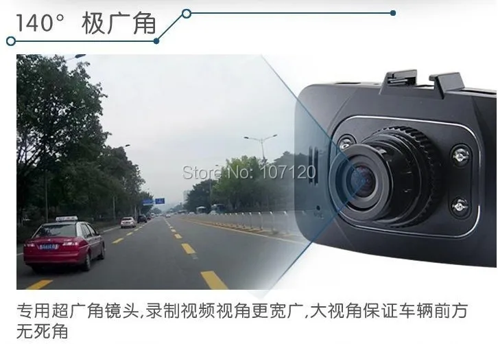 Новое высокое качество 1080 P Автомобильная камера DVR видео Регистраторы Dash Cam g-сенсор HDMI GS8000L 140 с широкоугольным объективом с углом обзора