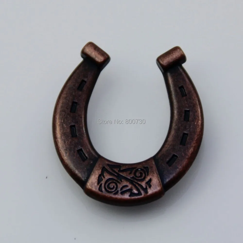 (KBM01) 10pc 1" Western Concho Equestrian Cowboy Single Horseshoe