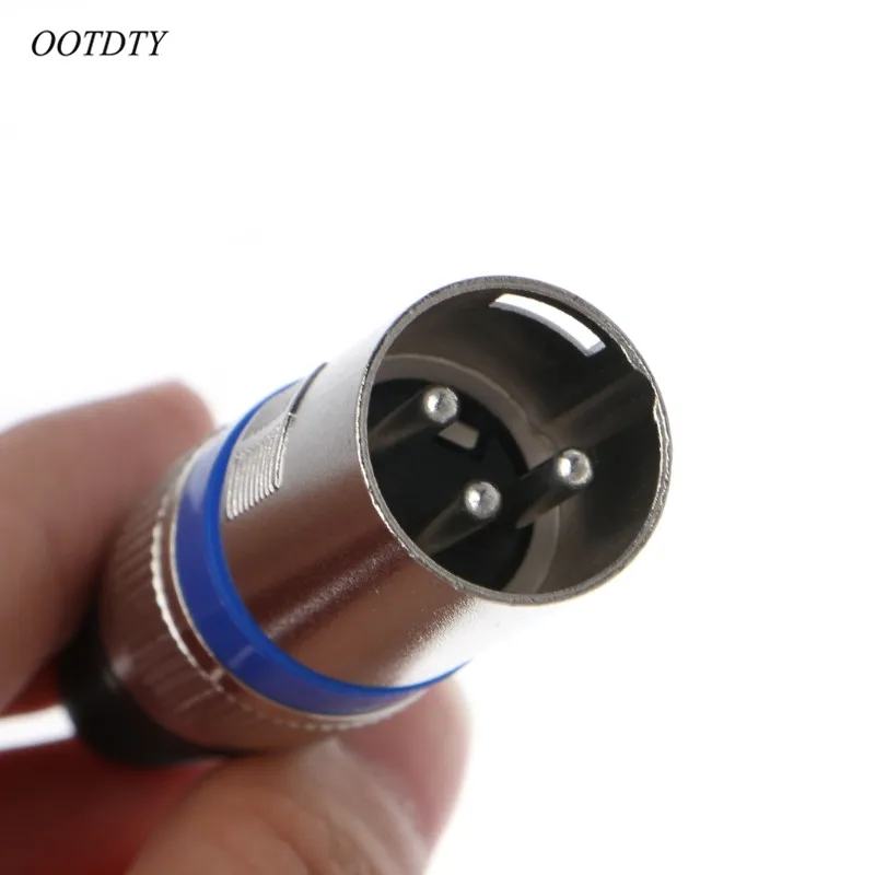 OOTDTY 5 пар 3 Pin XLR разъемы Мужской и Женский микрофон микрофонный кабель разъем аудио разъем