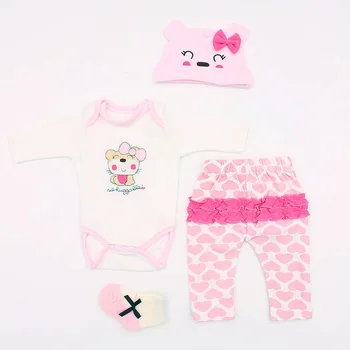 

Baby Newborn Clothes 45cm for Dolls Fashion Clothes Set Accessories for Dolls Reborn Baby Doll Accessories 45-A1 Baby Clothing