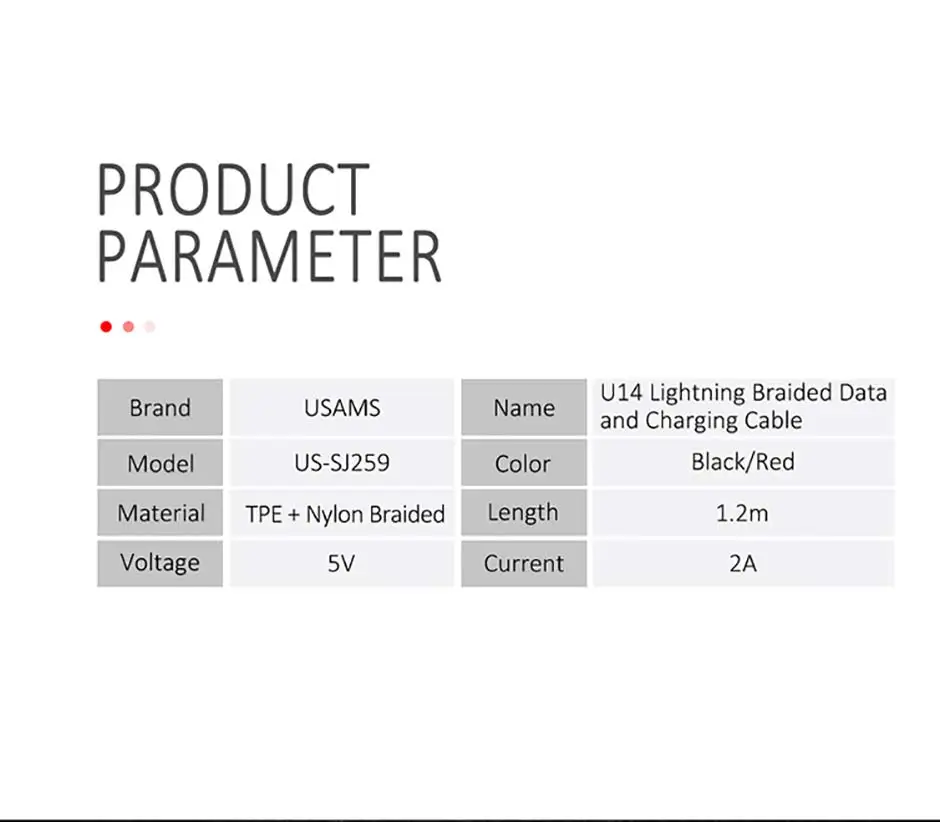 USAMS USB кабель для iPhone X XS MAX XR 8 7 6 6S Plus 5 5S, быстрое зарядное устройство, светодиодный usb-кабель для синхронизации данных и быстрой зарядки для Apple
