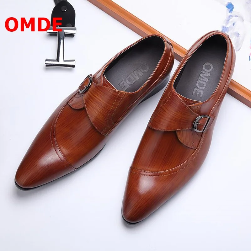Мокасины OMDE мужские из натуральной кожи роскошные дышащие туфли с острым носком