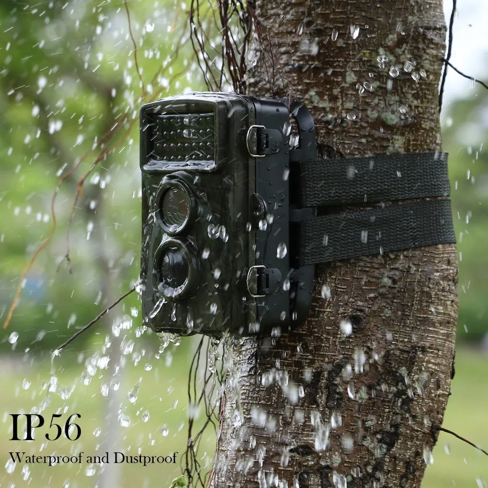 

12MP Wild Trail Camera Animal Observation Hunting Camera Waterproof Infrared Night Vision Camera Recorder