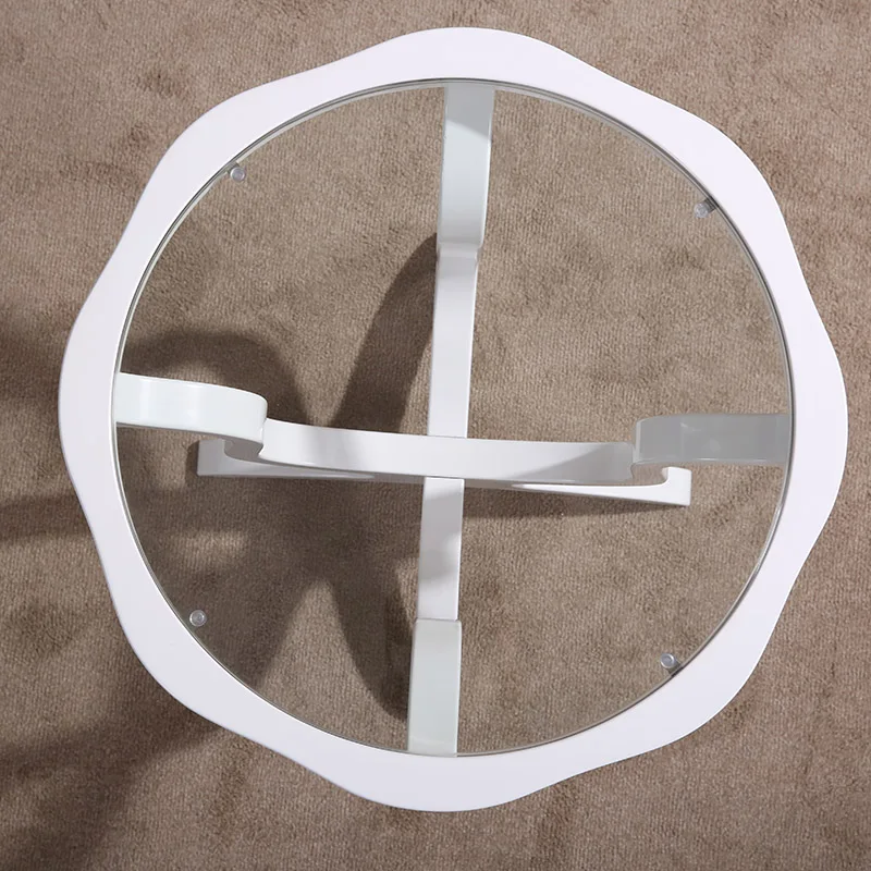 High quality solid wooden tea coffee end table living room antique furniture round minimalist modern M226