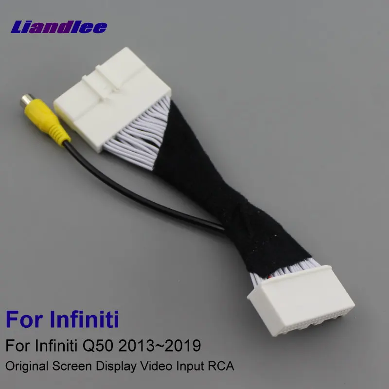 Liandlee для Infiniti Q50 2013-2019 40 контактов RCA адаптер Соединительный провод кабель камеры