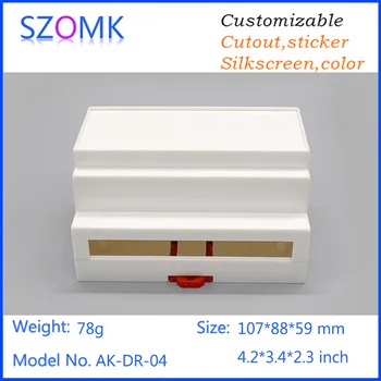 

wall mount distribution box abs plastic electrical junction box (20 pcs) 107*88*59mm plastic enclosure din rail box control box