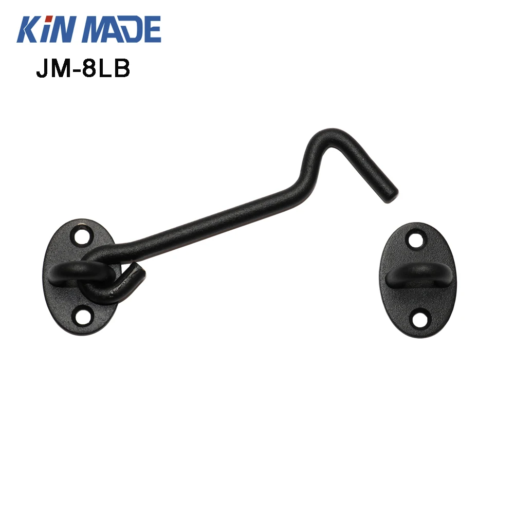 

Stainless Steel Door Hook Cabin Hook Eye Latch Gate Door Swivel Window with Mounting Screws