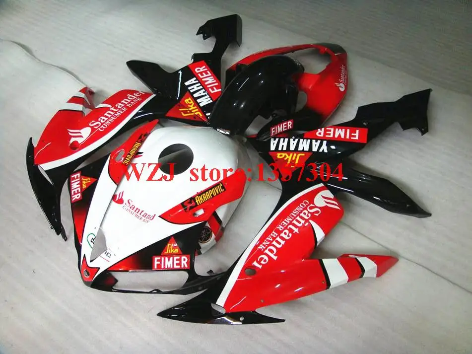 Perlmuttweiss Und Schwarz Skorpion Yzf R1 09 11 Verkleidungsset main image 1