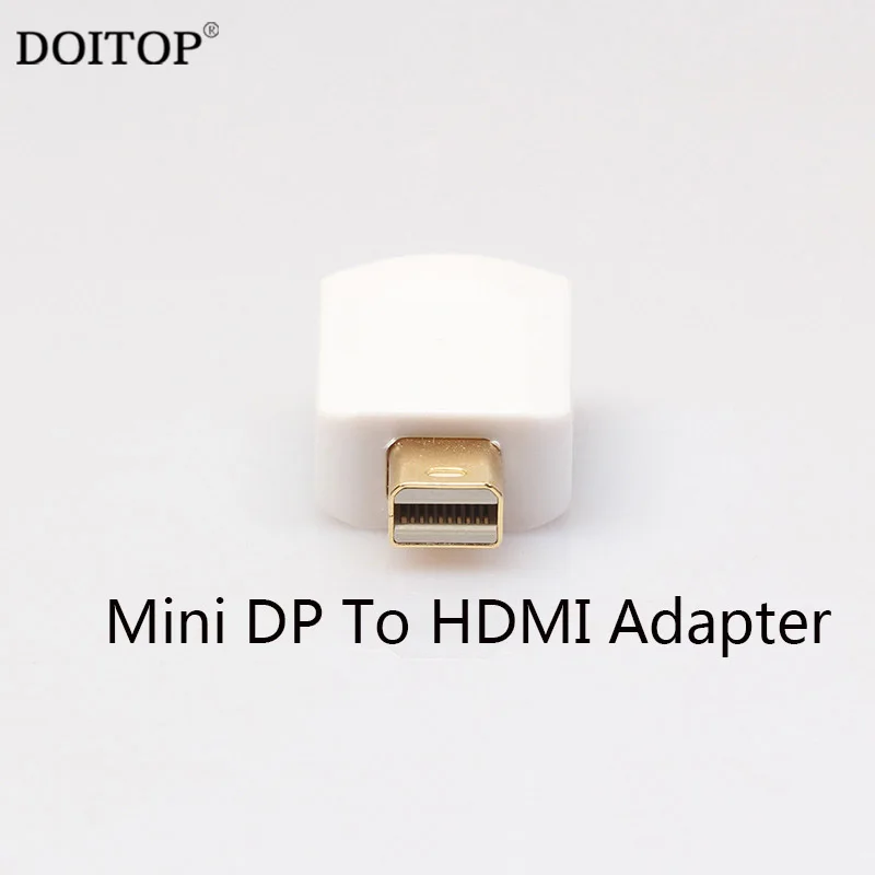 

Mini Display Port DisplayPort DP Male to HDMI Female for Apple Mac Macbook Pro Air Support 10.8Gbps 1080P Video Transmiission