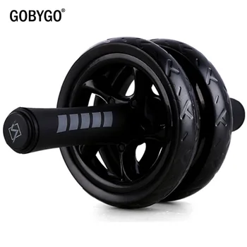 

GOBYGO New Keep Fit Wheels No Noise Abdominal Wheel Ab Roller With Mat For Exercise Fitness Equipment