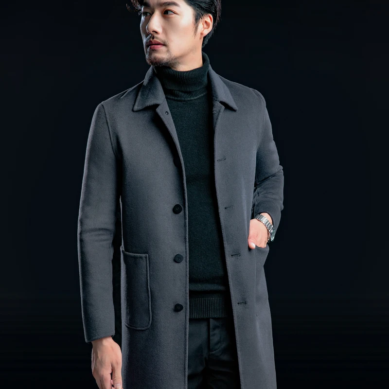 Aliexpress.com : Buy 2017 New Handmade Cashmere Men's Long