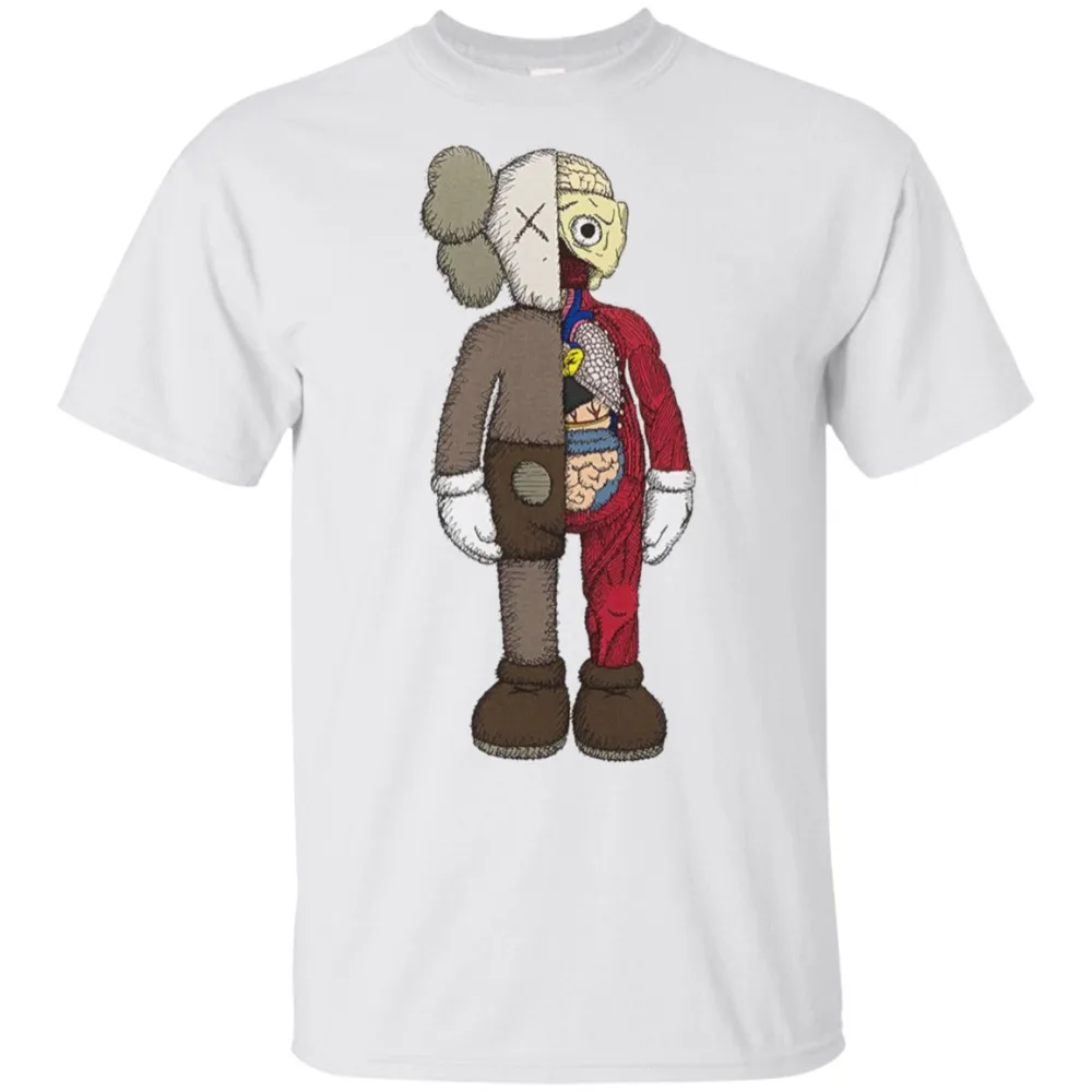 

KAWS Sesame Street 2019 Summer Men T-Shirt Casual Tops Collaboration Companion Tshirt Basic Tees White