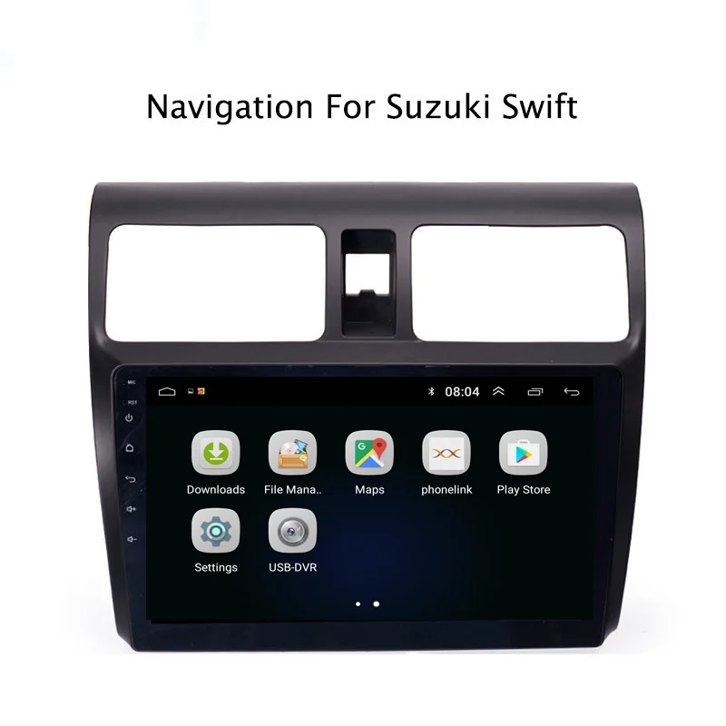 Sale Ectwodvd Android 8.1 Car DVD Player GPS Navigation For Suzuki Swift 2004 2005 2006 2007 2008 2009 2010 Car Radio Stereo 1