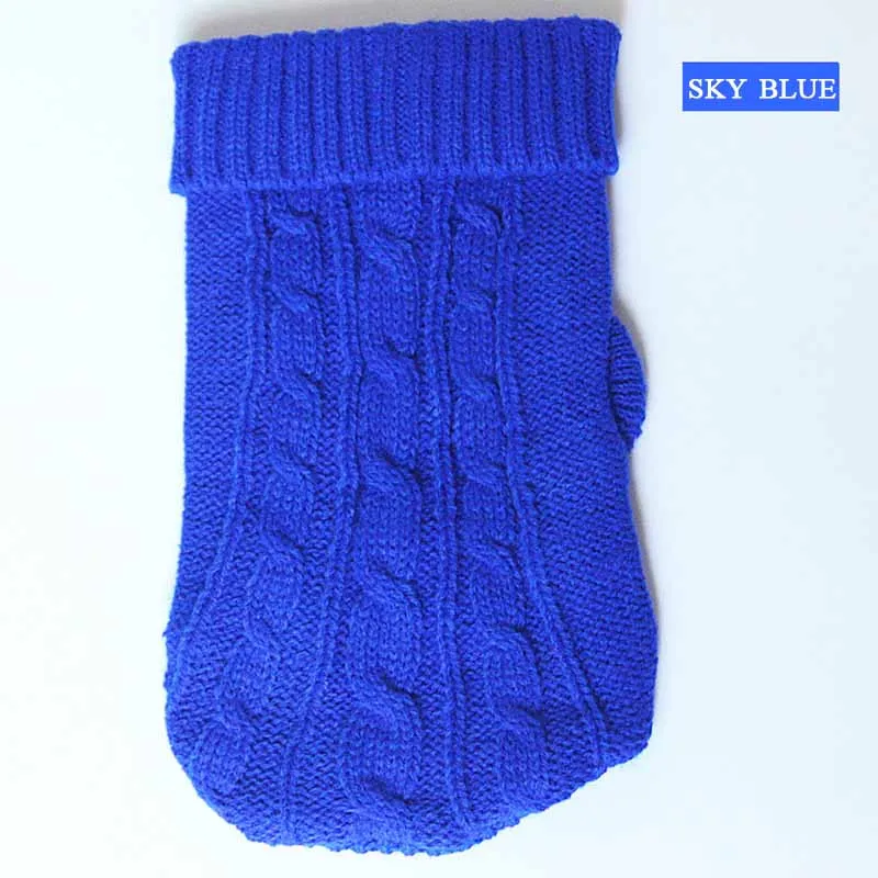 2016 Designer Pet Clothes Turtleneck Small Dog Sweater Winter Apparel for Chihuahua Pure Color Classic Pet Cat Dog Costume Wholesale6