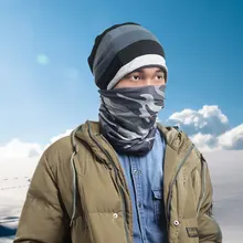 Унисекс Теплый шейный платок многофункциональная шляпа из полиэстера зимняя ветрозащитная уличная велосипедная маска