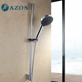 

Five Function Massaging Hand Shower Head with Adjustable Slide Bar, Polished Chrome/Brushed Nickel 2 Color LYTZ026