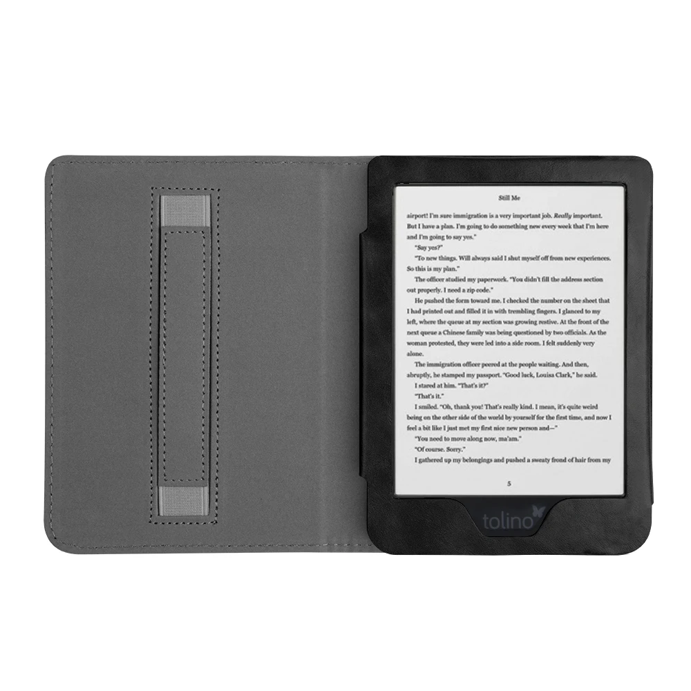 Чехол для ходунков Tolino shine 3 ereader, выпуск, защитная обложка, кожаный чехол с держателем для рук