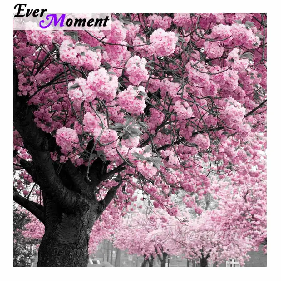 

Ever Moment Tree Scenery Diamond Embroidery 5D DIY Cross Stitch Picture Mosaic Handmade Full Square Drill Rhinestone S2F1290
