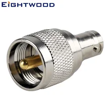 Eightwood 5 шт. BNC-UHF SO-239 SO239 автомобильный Радио Антенна адаптер BNC разъем для UHF SO-239 SO239 штекер прямой разъем