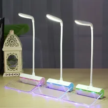 Офис светодиодные настольные лампы Портативный LED Настольная лампа дети света для чтения регулируемый 3 уровня Яркость с люминесцентными Доски для записей