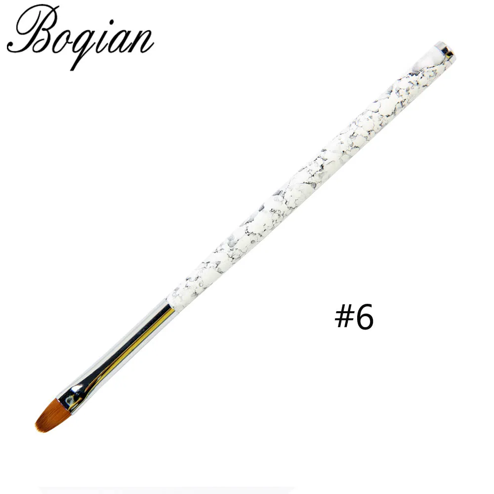 BQAN 1 шт.#6#8 дизайн ногтей акриловая ручка акриловый УФ-гель Расширение строитель лепесток цветок кисть для рисования Инструменты для маникюра