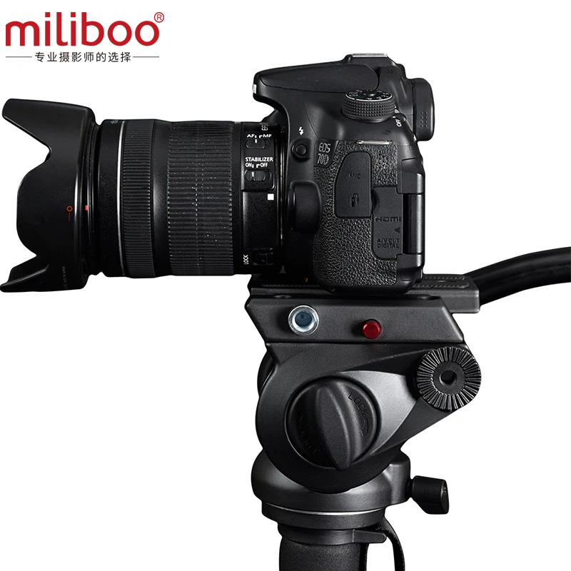 Miliboo MTT704A портативный алюминиевый штатив для профессиональной камеры видеокамеры/видео/DSLR стенд, половина цены Manfrotto