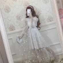 Дворцовая принцесса, милое платье лолиты, сексуальное трехмерное цветочное Сетчатое викторианское платье, кавайное готическое платье лолиты для девочек, косплей лоли