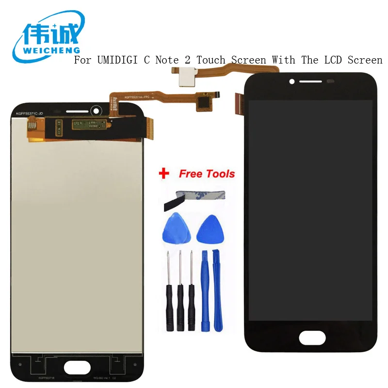 

WEICHENG For UMIDIGI C Note 2 LCD Display Screen 100% Test Well New Tested High Quality Replacement LCD Screen