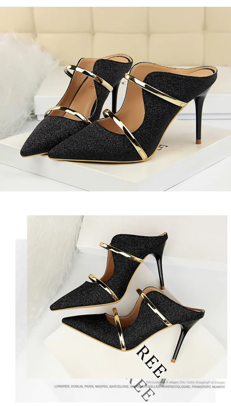 Bigtree/пикантные женские туфли-лодочки с вырезами; модные блестящие свадебные туфли; цвет золотистый, Серебристый; женская обувь на высоком каблуке; женские туфли на шпильке «рюмочка»