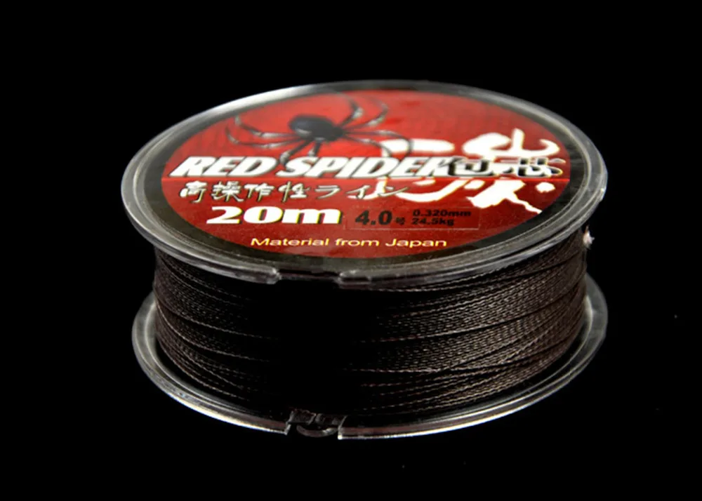 Red Spider PE Braided Fishing Line Fluorocarbon Nylon Coated Wire Fishing  Line Wire Trace Mainline Roch Fishing