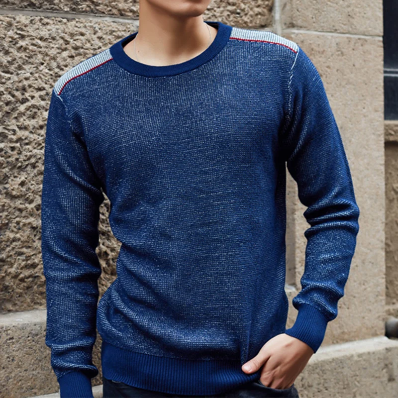 cou hui Hommes À Décontracté Longues Coton Pulls Solide Chandails O Style Vêtements 2017 red Manches Hei Mode blan Tricot Bouton Fit Chandail Nouvelle vWX1p