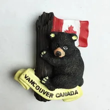 Ванкувер клен медведь, Ванкувере, Канада туристические сувениры Магниты на холодильник