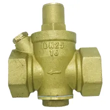 DN20 3/" соединитель редукционные клапаны надежный латунный регулятор давления воды с манометром потока