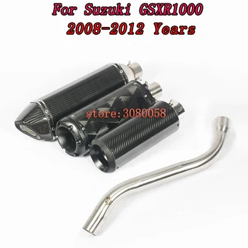 

GSXR1000 GSXR 1000 Motorcycle Exhaust Middle Pipe for SUZUKI GSXR 1000 2008-11 Years Motorcycle Stainless Steel carbon Exhuast