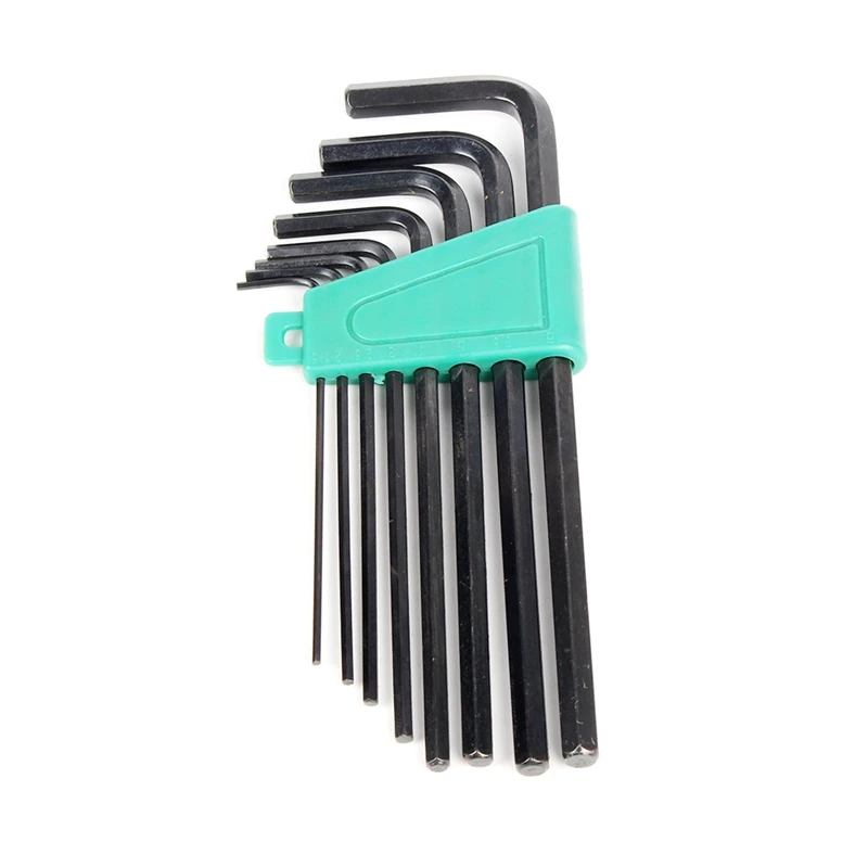 8 Pcs/Set 1.5mm-6mm Hex Wrench Sets Hexagon Hex Allen Key Set Wrench Standrad 90 Angle Hand Tools Repair Tools Screwdriver Tool