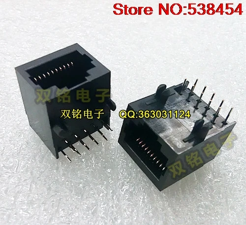 

5PCS Environmental temperature network socket RJ48 socket 10P10C socket 10-pin socket network female