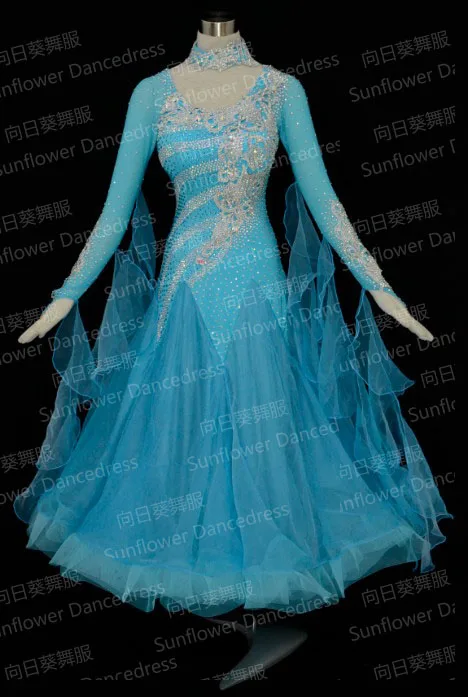 

Ballroom Dance Dress Standard dacing Stage Costume Performance Smooth Ballroom Dress Modern dance dress Waltz Tango dress