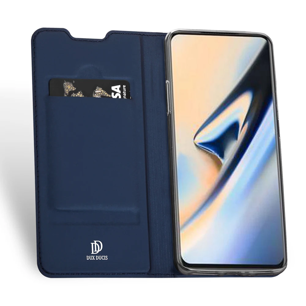 DUX DUCIS для OnePlus 7 Pro чехол Роскошный кожаный флип Стенд кошелек 1 + One Plus Чехол