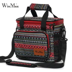 Winmax Women Large Portable Lunch Bag Fresh Picnic Box Thermal Insulated Tote Bag Waterproof Cool Travel Food Lunch Storage Bags Winmax Women Large Portable Lunch Bag Fresh Picnic Box Thermal Insulated Tote Bag Waterproof Cool Travel Food Lunch Storage Bags