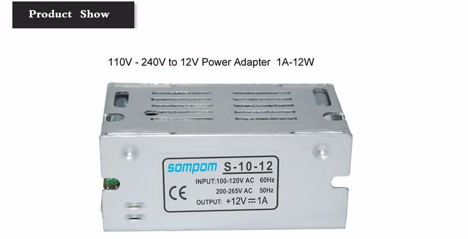 DC 12V 1A 2A 5A 8.5A 10A 15A 20A 30A переключатель питания адаптер трансформатор AC 110 V-240 V К DC12V для светодиодной ленты свет светодиодный лента