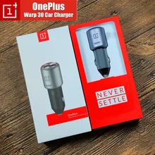 Original Oneplus Warp Dash Car charger 30W One plus 7 Pro car charge Fast charging Type C Warp cable For Oneplus 7 Pro 6 6T 5 5T