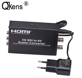 

Full HD 1080P HDMI 3G SDI to AV Scaler Converter 3G/HD/SD-SDI to R/L RCA CVBS Adapter Video Converter for CRT HDTV TV Camera