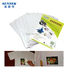 50sheets/лот A3 свет Цвет передачи тепла Бумага для струйного принтера переводная картинка для струйной печати термо передачи Бумага для из хлопчатобумажной ткани, раздел-футболки