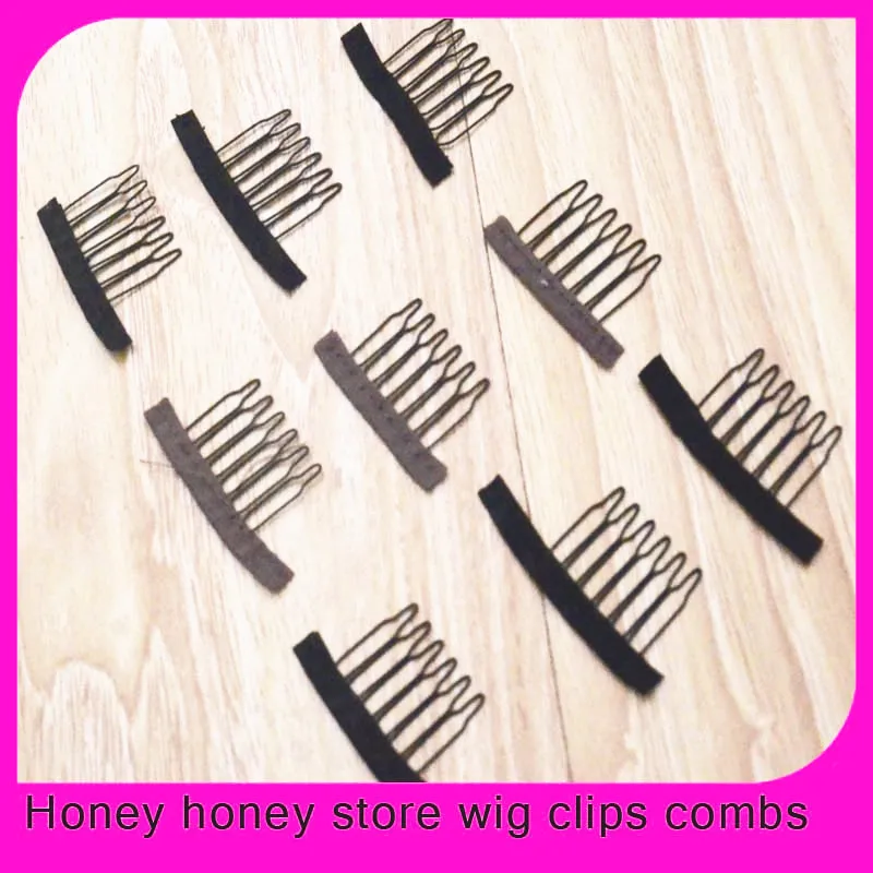 30pieces/lot free shipping cheapest price Wig Accessories,Hair Wig Combs and Clips For Wig Cap