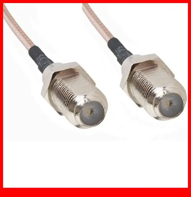 

10 pcs  15CM RF Extension Cable F Jack to F Jack COAXIAL Cable RG316