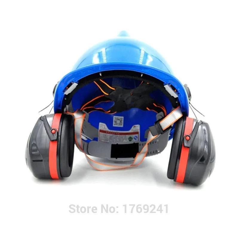 

Ear Protector Ear Muffs Industry Anti Noise Hearing Protection Sound Proof Earmuff Only Use on Helmet free shipping