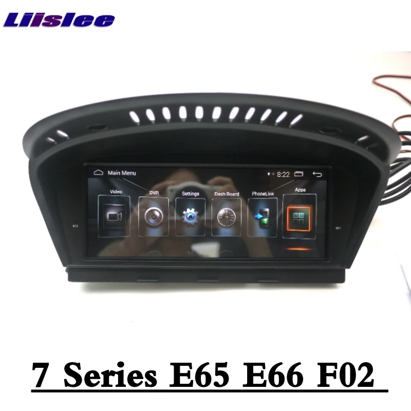 Top Liislee For BMW 7 E65 E66 2002~2009 Car Multimedia GPS Audio Media Radio Stereo Navigation Player NAVI Android 8.1 version 4