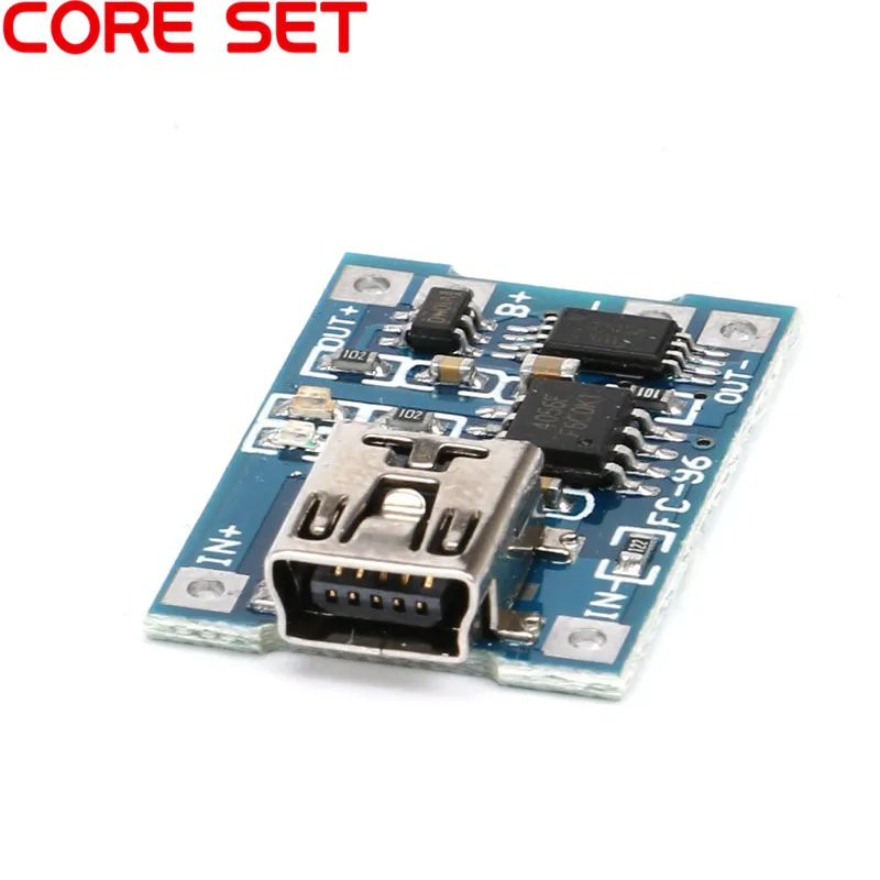 Зарядная плата TP4056 2 шт. MINI USB 5 В 1 А литий ионный аккумулятор 18650 зарядная модуль